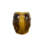 Antique Sarreguemines lion head creamer jug ca. 1900