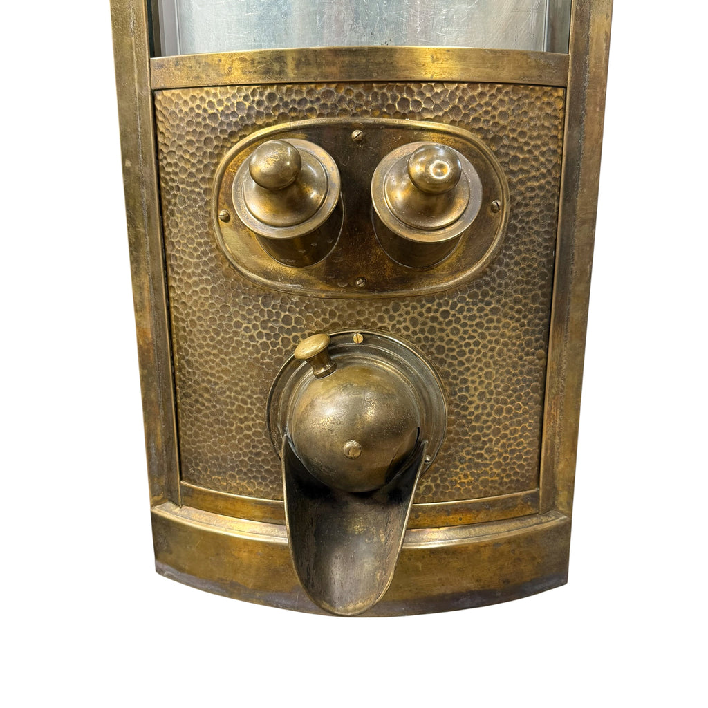Vintage Brass Coffee Bean Dispensers – Set of Five