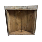 French antique blue wooden beehive
