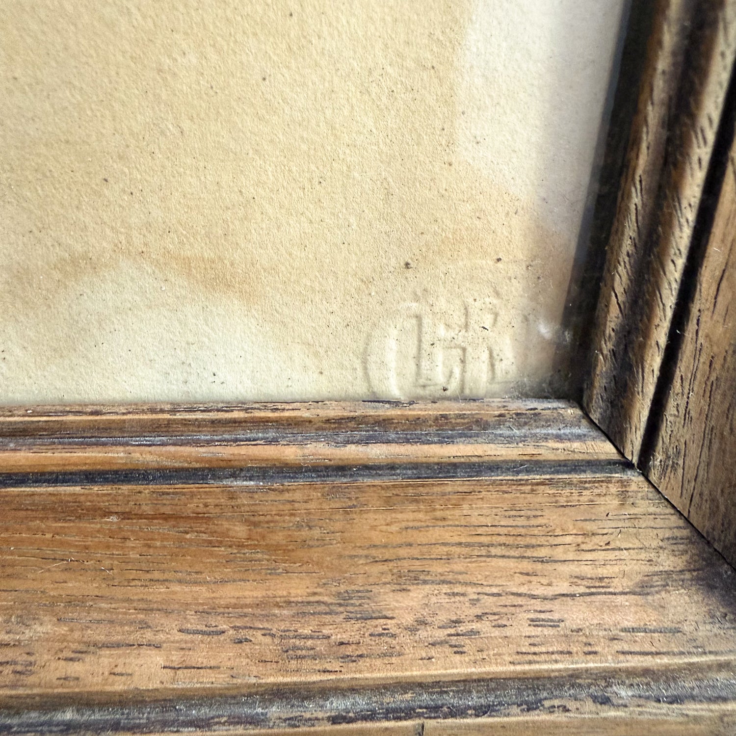 Antique French Drawing – "Men Are Good for Something After All!