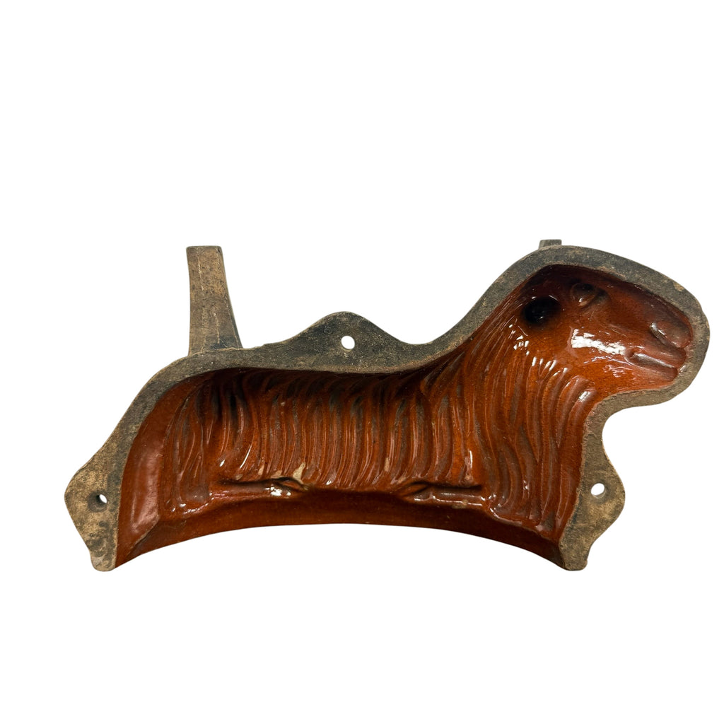 Antieke Keramische Schaap Bakvorm
