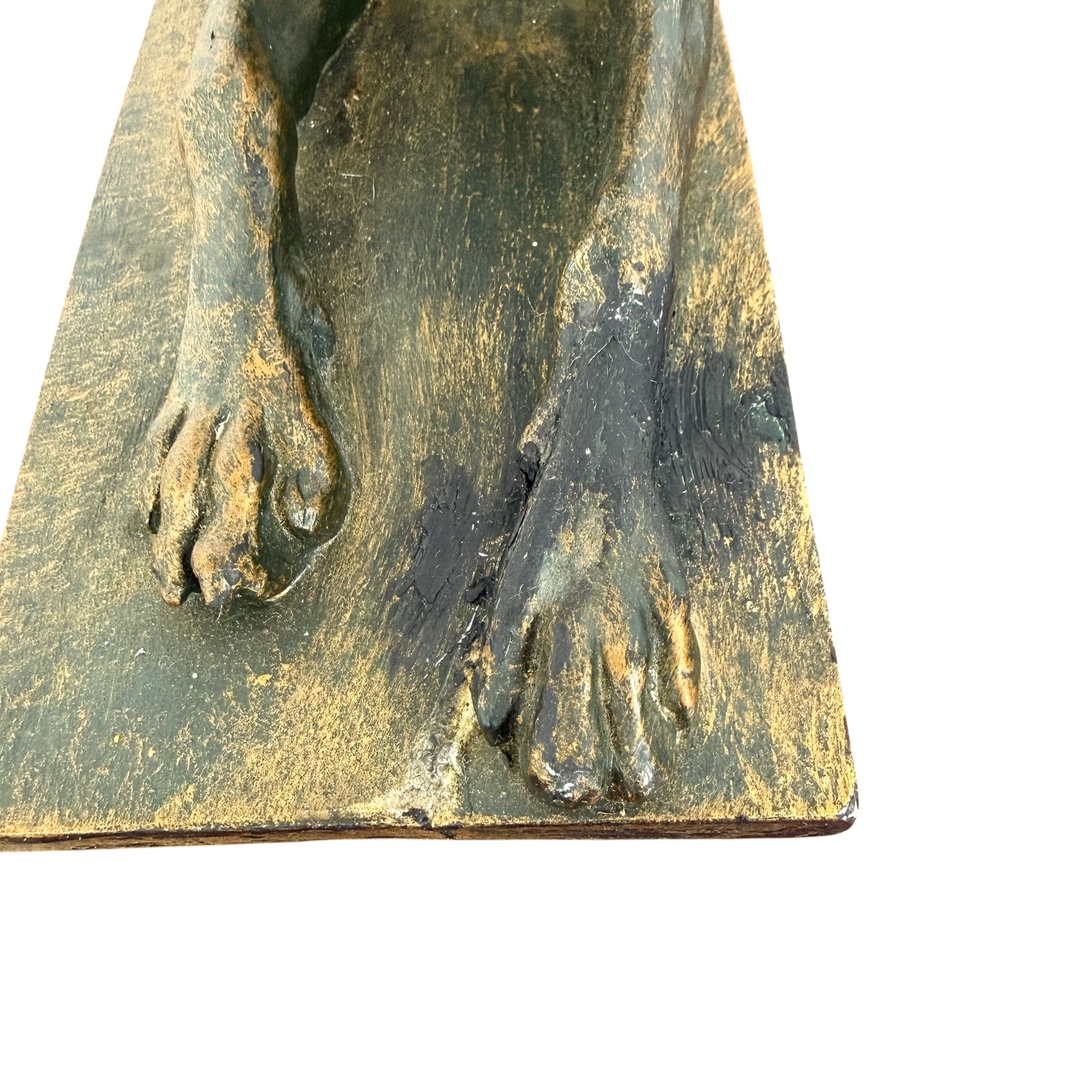 Vintage plaster Greyhound sculpture