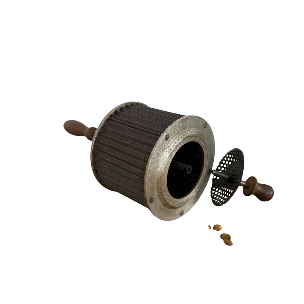 Zeldzame antieke koffiemonsterbrander van Maison Copin – P. Michel, Le Havre, Frankrijk, circa 1900