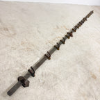 Antique industrial kitchen pot rack in copper with adjustable hooks