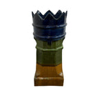 Antique French Glazed Ceramic Chimney Pot