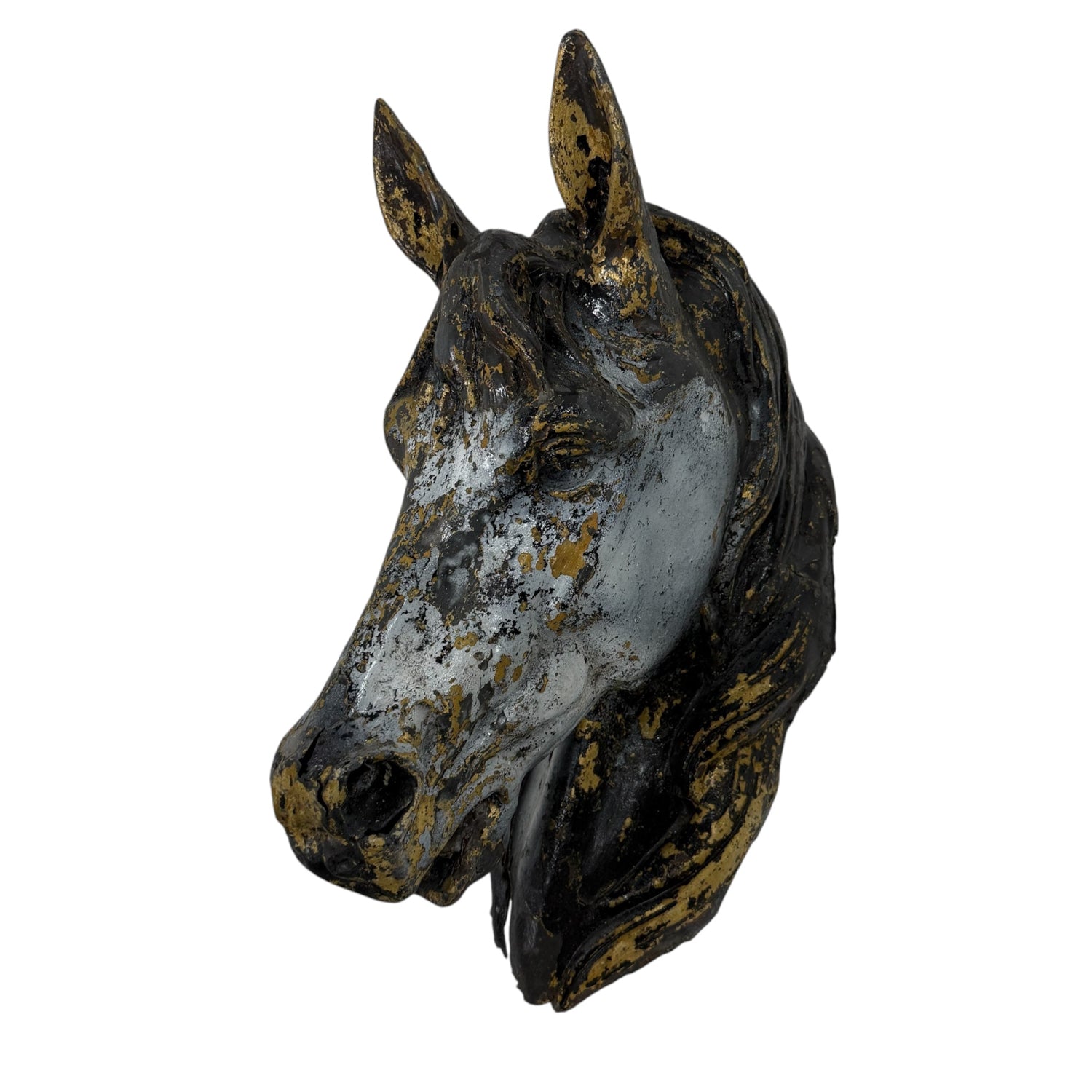 Antique zinc horse head trade sign