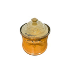 Antique French Terracotta Casserole Dish with Lid