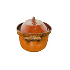 Antique Vallauris Terracotta Casserole Dish