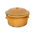 Antique French Terracotta Cooking Pot with Lion Heads