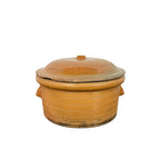 Antique French Terracotta Cooking Pot with Lion Heads