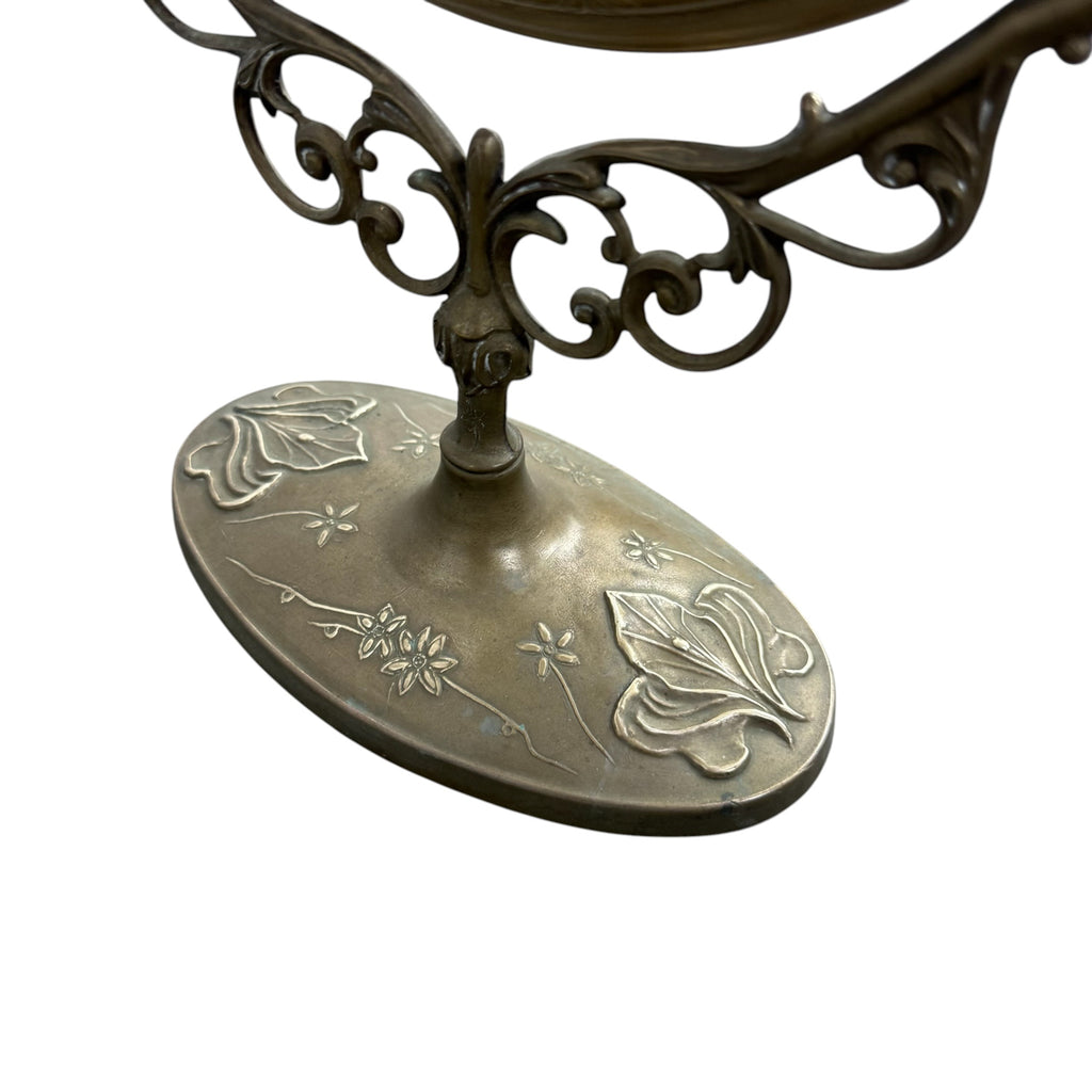 Art Nouveau Style Vanity Mirror with female figure