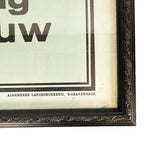 Dutch WWII Scabies Warning Poster sign
