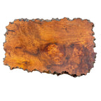 Vintage Brutalist Hand Carved Organic Side Table