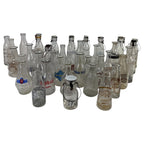 Collection of 42 Antique French Milk, Wine & Liquor Bottles
