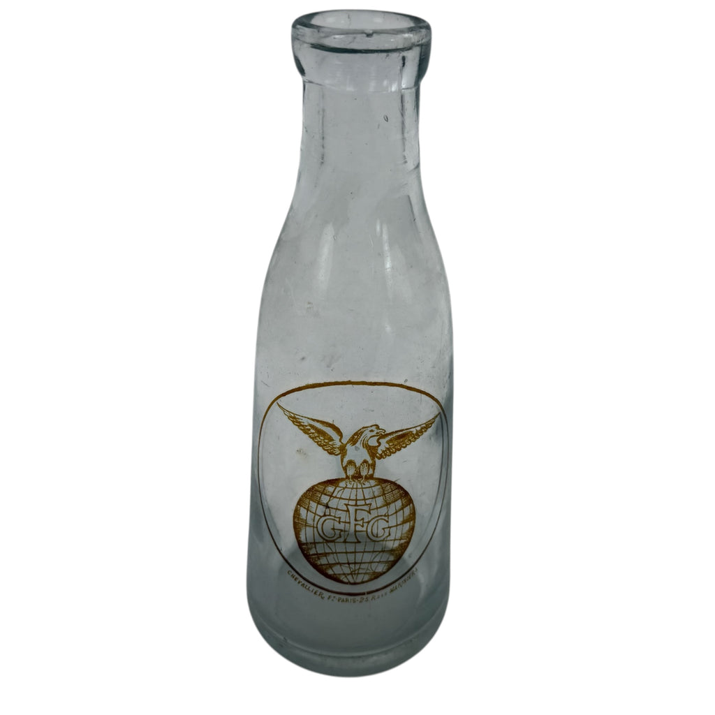 Collection of 42 Antique French Milk, Wine & Liquor Bottles