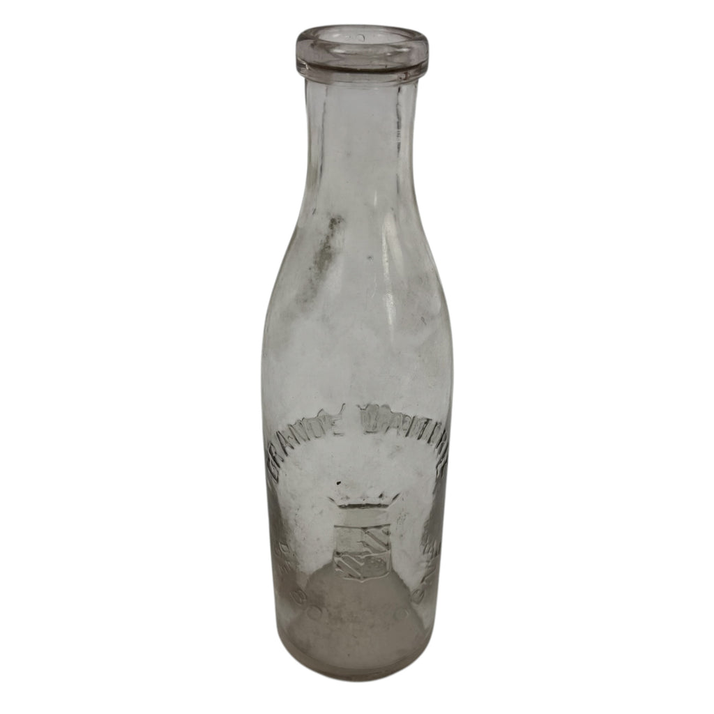 Collection of 42 Antique French Milk, Wine & Liquor Bottles
