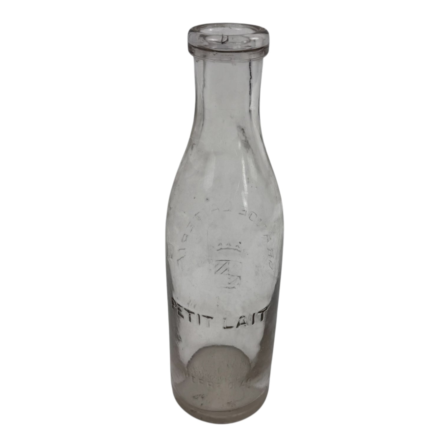 Collection of 42 Antique French Milk, Wine & Liquor Bottles