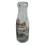 Collection of 42 Antique French Milk, Wine & Liquor Bottles