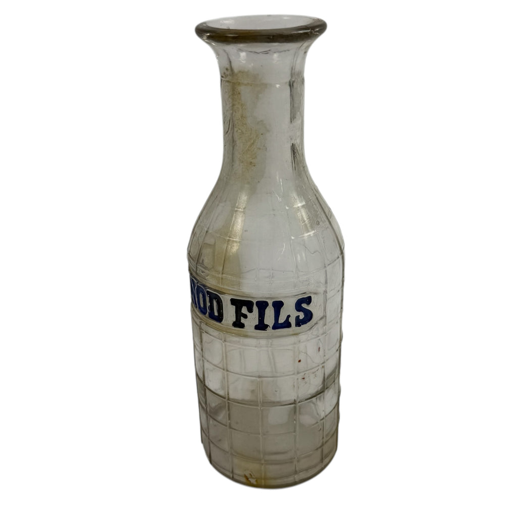 Collection of 42 Antique French Milk, Wine & Liquor Bottles