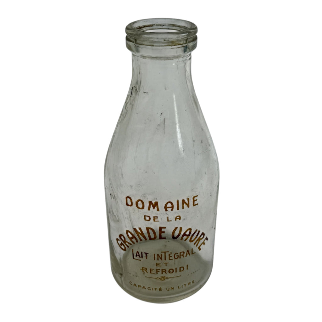 Collection of 42 Antique French Milk, Wine & Liquor Bottles
