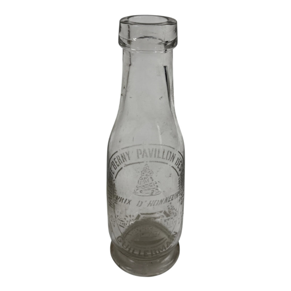 Collection of 42 Antique French Milk, Wine & Liquor Bottles