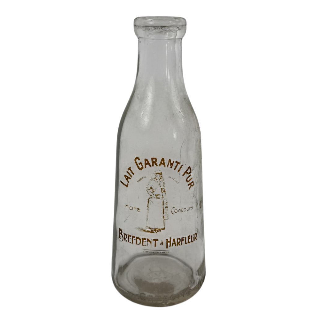 Collection of 42 Antique French Milk, Wine & Liquor Bottles