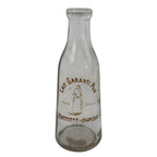 Collection of 42 Antique French Milk, Wine & Liquor Bottles