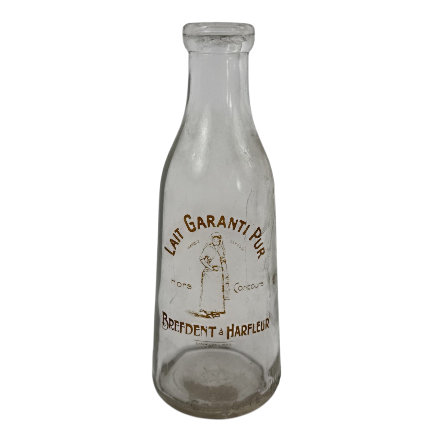 Collection of 42 Antique French Milk, Wine & Liquor Bottles