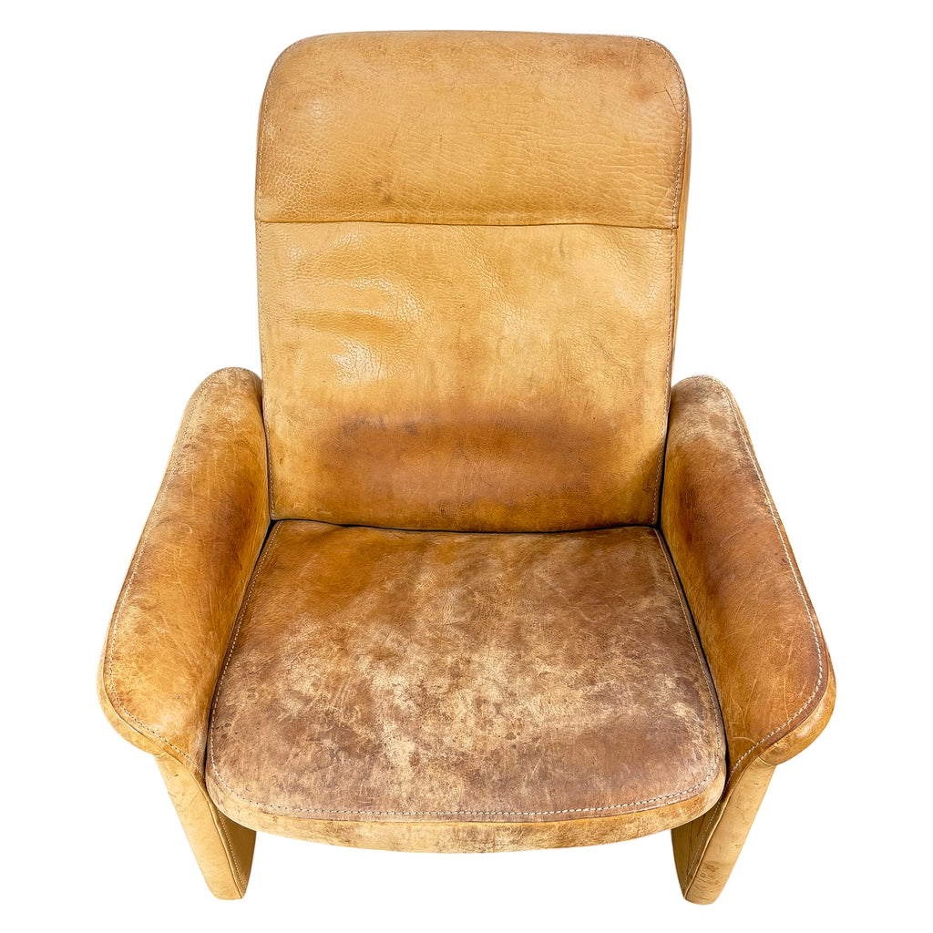 Pair of De Sede DS-50 Leather Lounge Chairs
