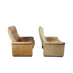 Pair of De Sede DS-50 Leather Lounge Chairs