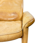 Pair of De Sede DS-50 Leather Lounge Chairs
