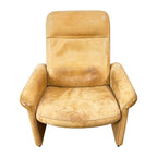 Pair of De Sede DS-50 Leather Lounge Chairs