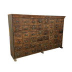 Large Antique Bank of Drawers 48 Drawers
