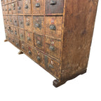 Large Antique Bank of Drawers 48 Drawers