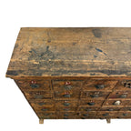 Large Antique Bank of Drawers 48 Drawers