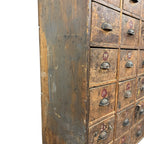 Large Antique Bank of Drawers 48 Drawers