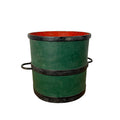 Antique Industrial Riveted Measuring Bucket