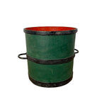 Antique Industrial Riveted Measuring Bucket