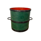 Antique Industrial Riveted Measuring Bucket
