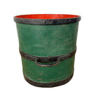 Antique Industrial Riveted Measuring Bucket