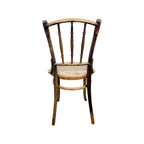 Antique Thonet Bentwood Chair Cane Seat