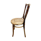 Antique Thonet Bentwood Chair Cane Seat