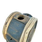 Antique Swedish Wooden Field Flask Dated 1847