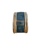 Antique Swedish Wooden Field Flask Dated 1847