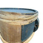 Antique Swedish Wooden Field Flask Dated 1847