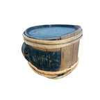 Antique Swedish Wooden Field Flask Dated 1847