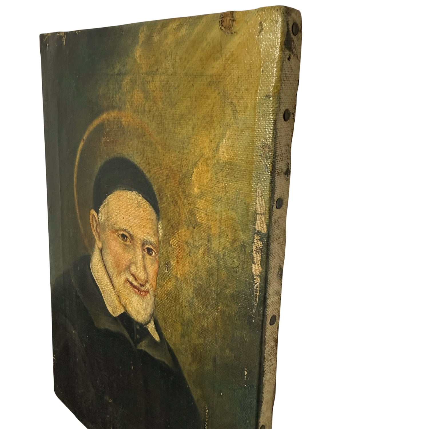 Saint Vincent de Paul Portrait Oil on Canvas (7)