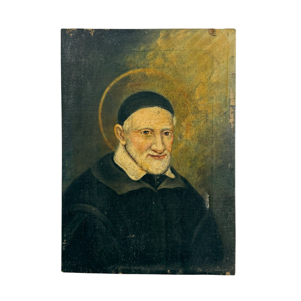Saint Vincent de Paul Portrait Oil on Canvas (7)