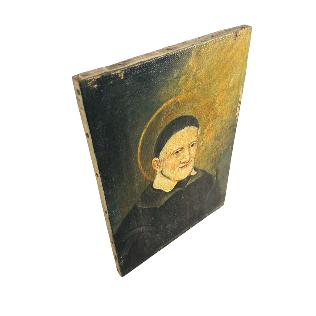 Saint Vincent de Paul Portrait Oil on Canvas (7)