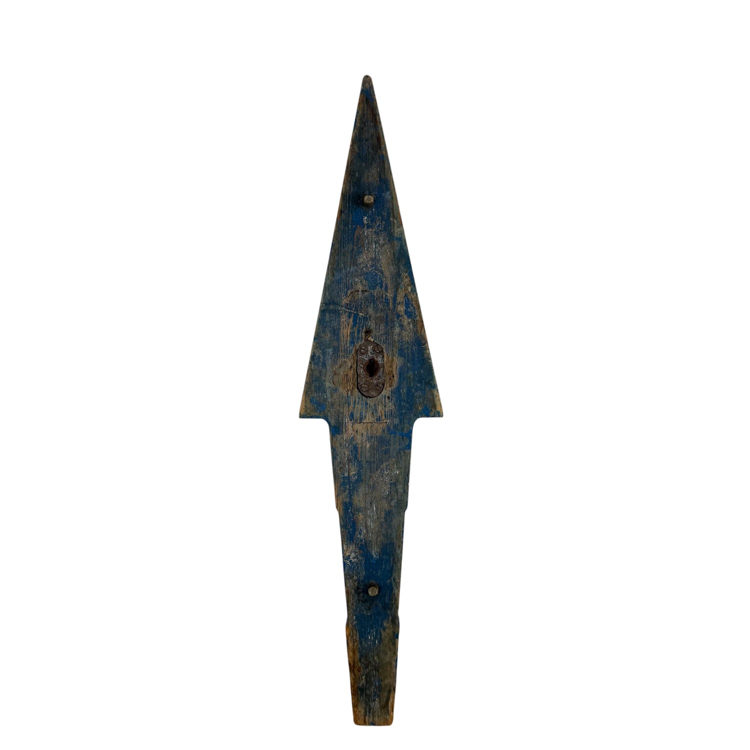 Antique Wooden Industrial Indicator Arrow